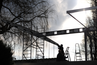 Remontage du pavillon Prouvé Tourcoing