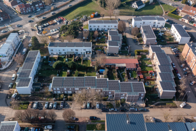 Vue aérienne opération EnergieSprong à Wattrelos