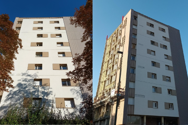 Les tours Lavoisier et Tour Verhaeren à Loos
