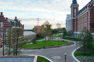 Les jardins aux Grands Moulins de Paris à Marquette-lez-Lille