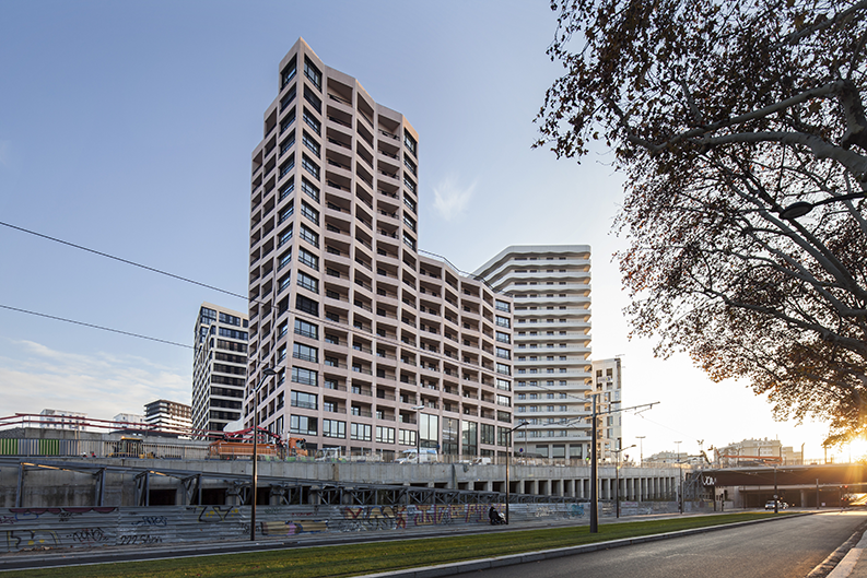 Des logements intermédiaires à Paris Batignolles