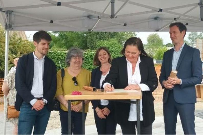 Pose de première pierre - 103 logements à Blanquefort