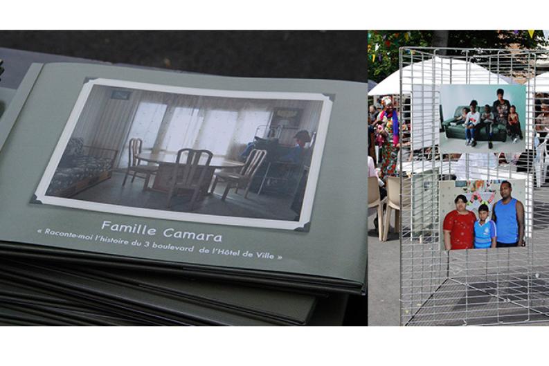 Exposition photos avec les habitants à Tremblay