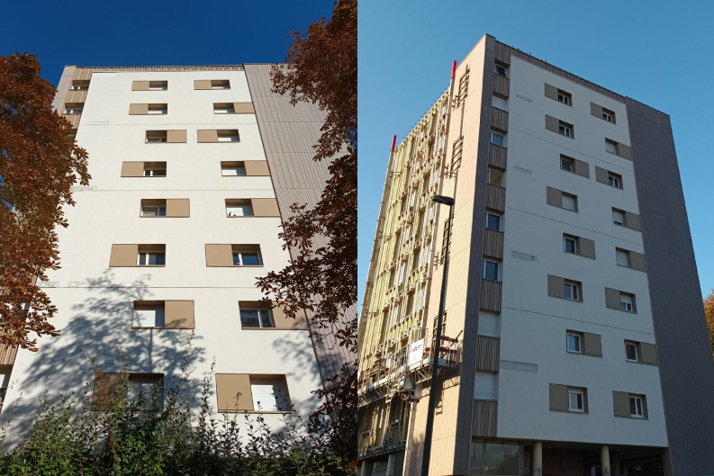 Les tours Lavoisier et Tour Verhaeren à Loos